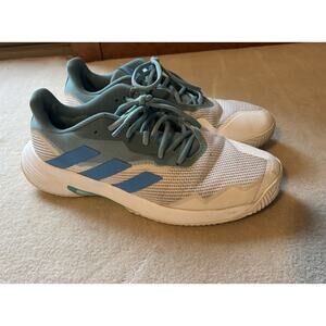 Adidas CourtJam Control Bounce Tennis Shoe Men’s 11 Blue White